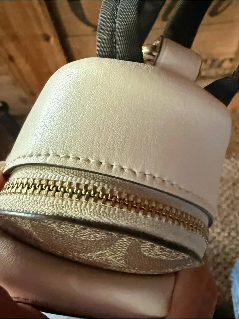 Coach Court Backpack Bag Charm Keyring